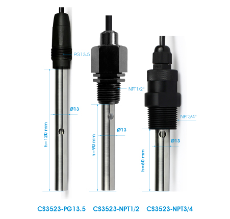 K=0.01 0.00 - 20.00 μS/cm Conductivity Senso